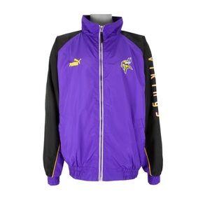 Vintage NFL Minnesota Vikings Embroidered Windbreaker 2000s 2XL